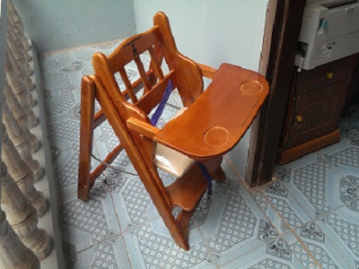 Ghế ăn bột 4 tầng có đệm