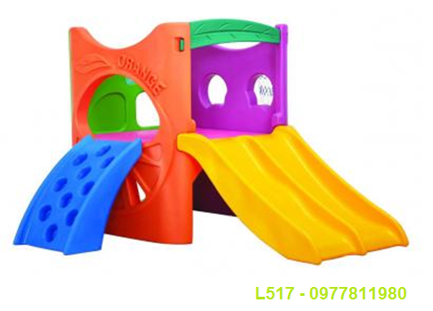Bộ liên hoàn trái cây hai máng trượt