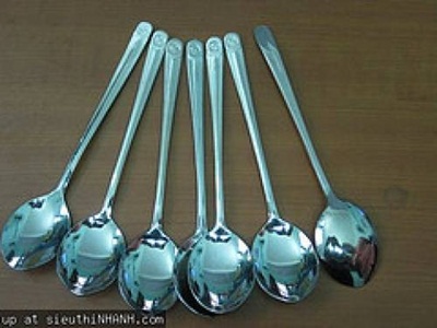 Thìa Inox hoa hồng