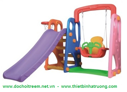 Cầu trượt xích đu cầu vồng