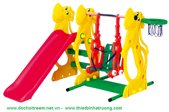 Cầu trượt xích đu hà mã