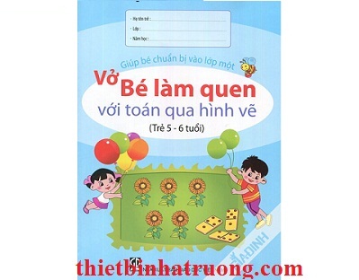 Vở tập làm quen với toán
