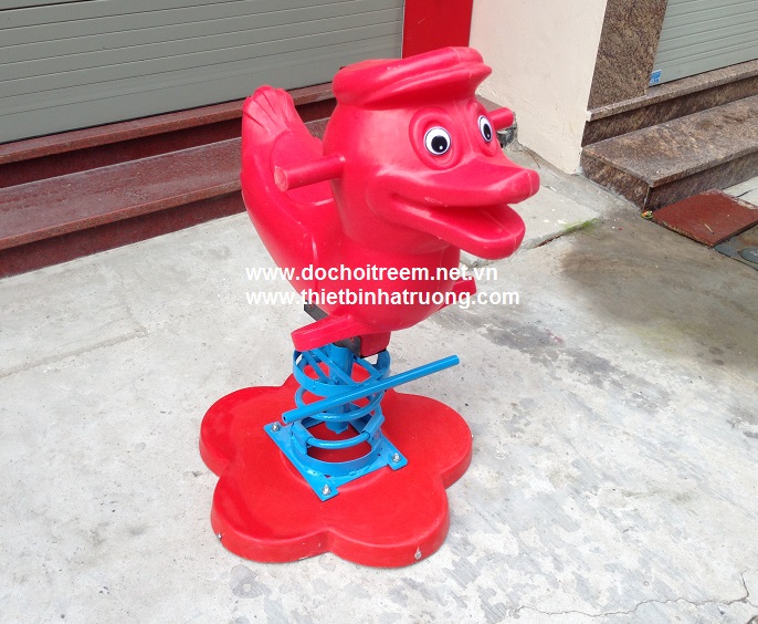 Nhún lò xo hình vịt Donal nhập khẩu